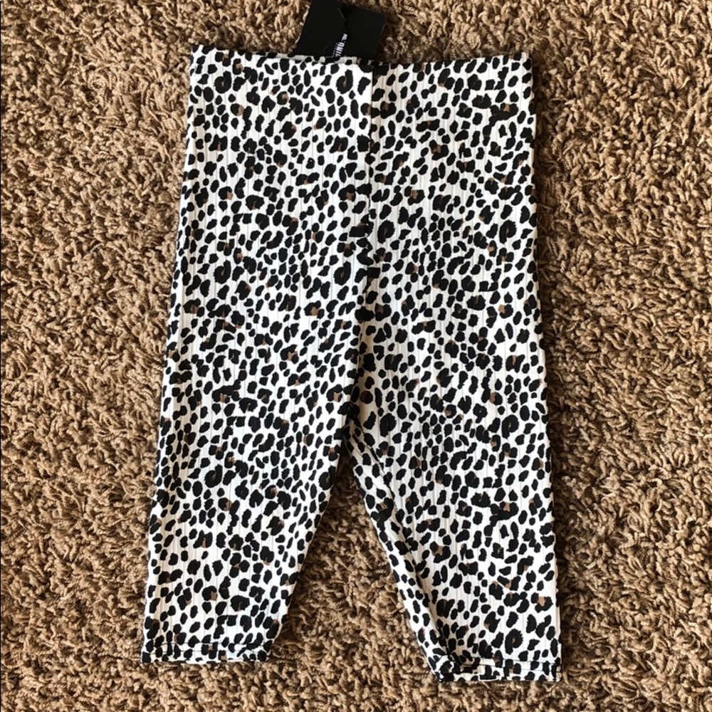 Pretty little thing cheetah biker shorts